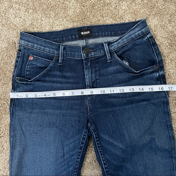 Hudson Bailee Mid-Rise Crop Baby Boot Jeans Size 27 - Picture 16 of 16